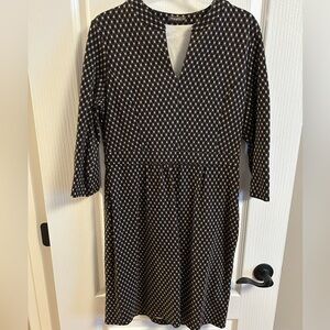 J McLaughlin Geometric Long Sleeve Dress
